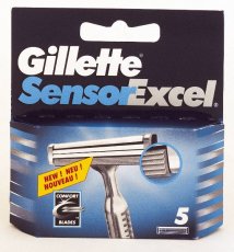 Gillette Sensor Excel - 5 rakblad