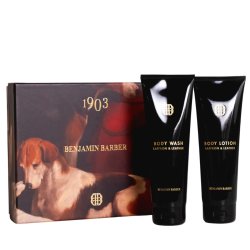 Benjamin Barber Body Duo Saffron & Leather - Gift set