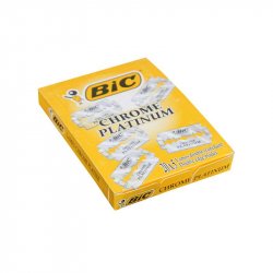 BIC Chrome Platinum Dubbeleggade Rakblad 100-pack
