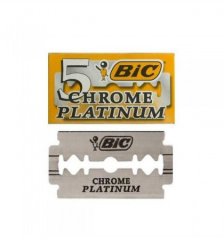 BIC Chrome Platinum Dubbeleggade Rakblad 5-pack
