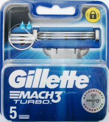Gillette Mach3 Turbo - 5 rakblad