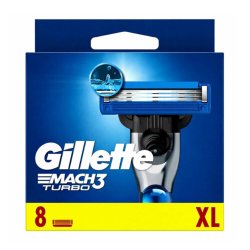 Gillette Mach3 Turbo - 8 rakblad