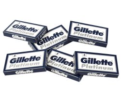 Gillette Platinum Dubbeleggade Rakblad 50-pack