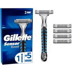 Gillette Sensor Excel rakhyvel + 5 rakblad