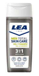Men Total Skin Care 3 in 1 Detox & Clean Shower Gel and Shampoo