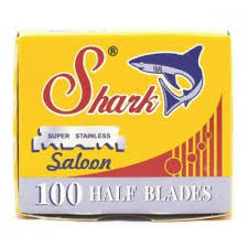 Shark Super Stainless Enkeleggade Rakblad 100-pack