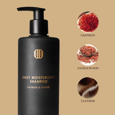 Benjamin Barber Daily Moisturizing Shampoo Saffron & Leather 300ml