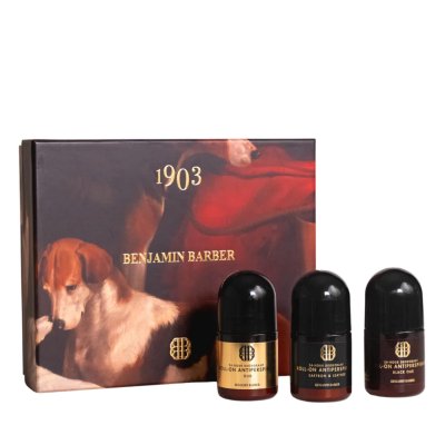 Benjamin Barber Roll On Antiperspirant Trio Presentförpackning