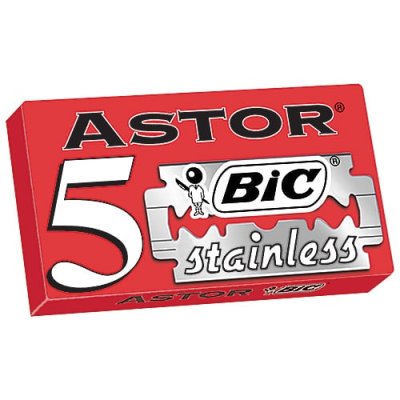 BIC Astor Stainless Dubbeleggade Rakblad