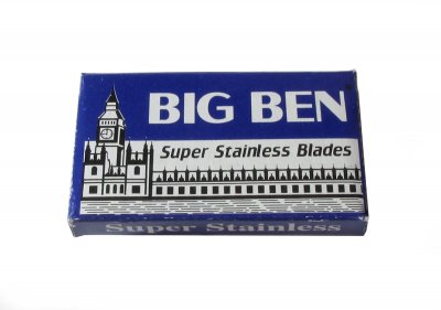 Big Ben Super Stainless Dubbeleggade Rakblad 50-pack