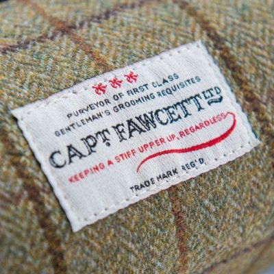 Captain Fawcett Tweed Wash Bag Necessär