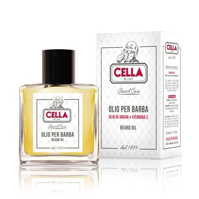 Cella Milano Beard Care Set med shampo, skäggolja och borste