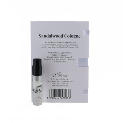 D.R. Harris Cologne Sandalwood Spray 2ml