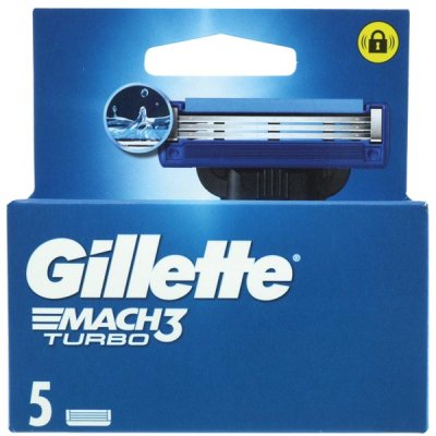 Gillette Mach3 Turbo - 5 rakblad