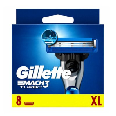 Gillette Mach3 Turbo - 8 rakblad