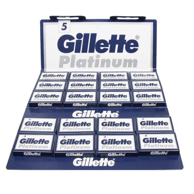 Gillette Platinum Dubbeleggade Rakblad 100-pack