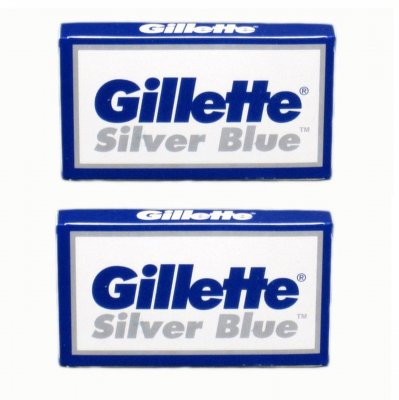 Gillette Silver Blue Dubbeleggade Rakblad 50-pack