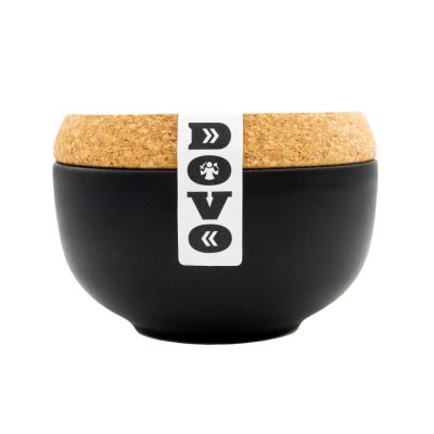 Dovo Shaving Soap Bowl - Deep Leather 115g