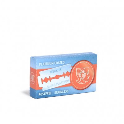 Merkur Super Platinum Stainless Dubbeleggade Rakblad 100-pack