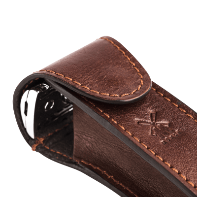 Mühle Handgjort Läderfodral för Säkerhetsrakhyvel - Olika färger