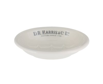 D.R. Harris Earthenware Small Oval Soap Dish