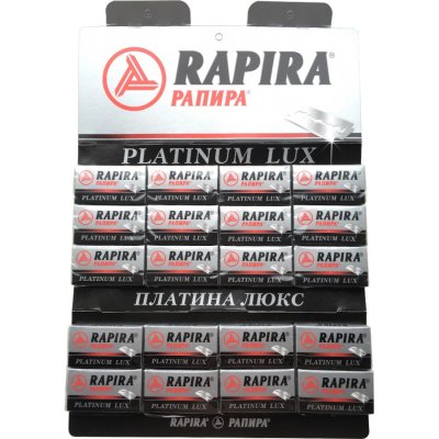 Rapira Platinum Lux Dubbeleggade Rakblad 100-pack