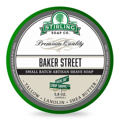 Stirling Soap Company Shaving Soap Baker Street 172ml