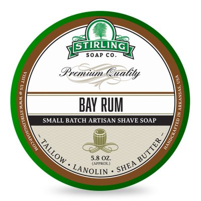 Stirling Soap Company Shaving Soap Bay Rum 172ml
