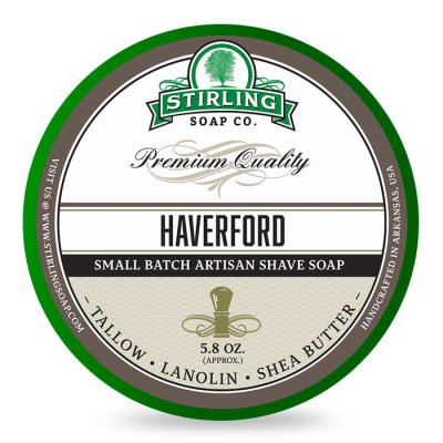 Stirling Soap Company Shaving Soap Haverford 172ml