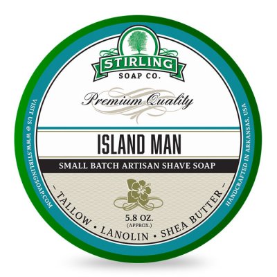 Stirling Soap Company Shaving Soap Island Man 172ml
