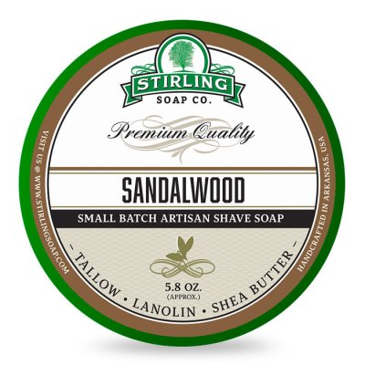 Stirling Soap Company Shaving Soap Sandalwood 172ml